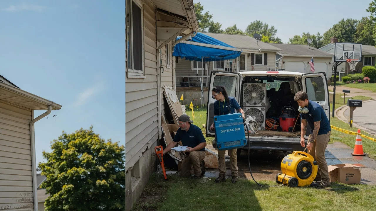Ceiling Leak Cleanup in West River, MD near me
